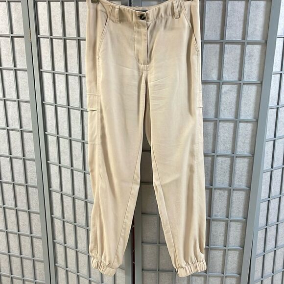 Tristan Cargo Jogger pants, Size 1, Beige. - Picture 1 of 9